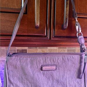 Baggallini SM Gray RFID Crossbody Bag w attachable strap multi-way styles